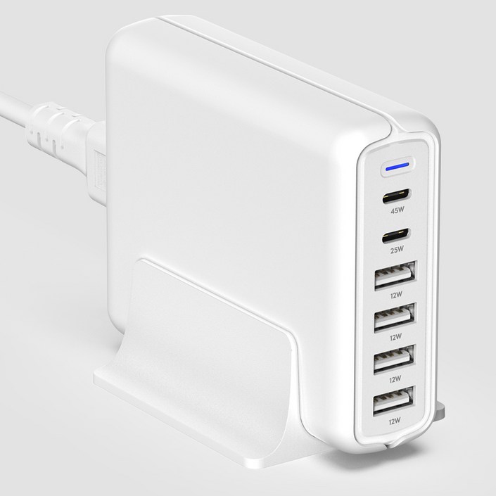 홈플래닛 접지 90W 6포트 PD PPS 초고속 멀티 충전기