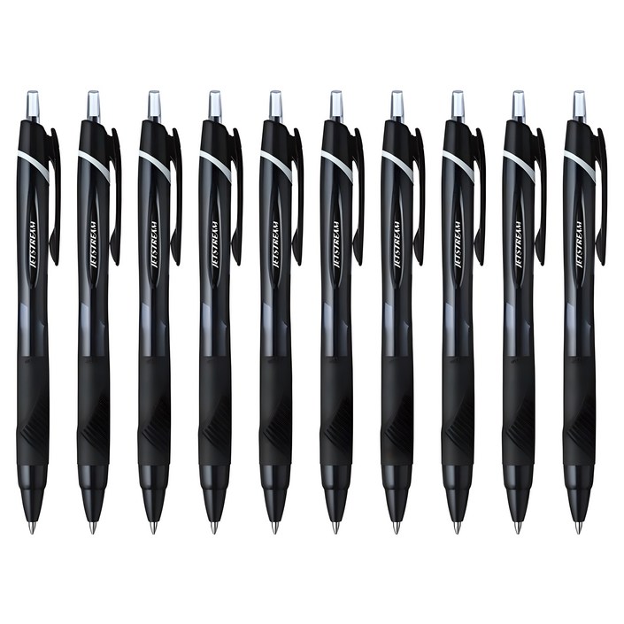 제트스트림 유성볼펜 0.7mm SXN15007, 블랙, 10개