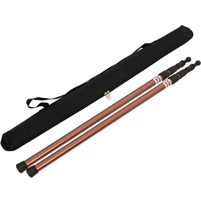 캠프빌리지 슬라이드 폴대 캡형 티탄 2p  가방 세트, 1세트