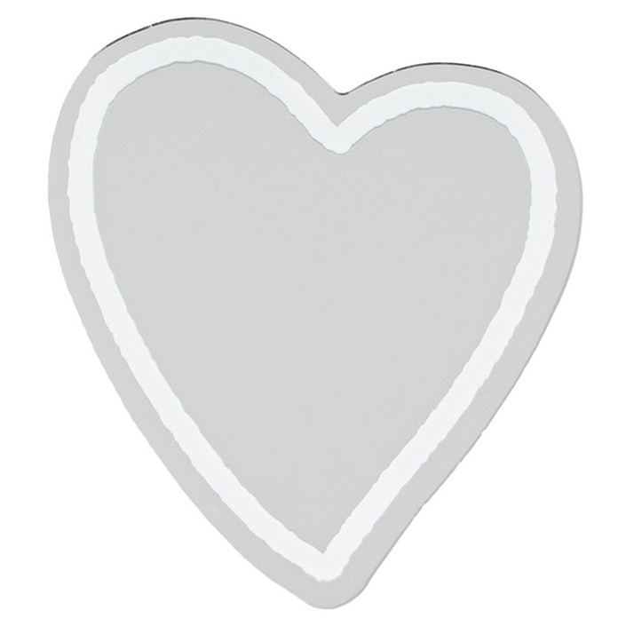 구스페리 동물 미러 톡, 20 하양하트, 1개