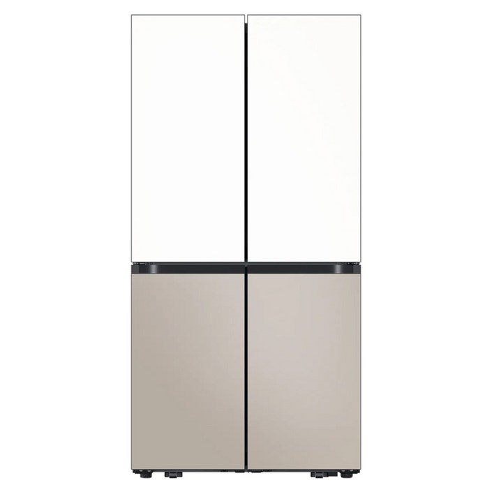 [10% 환급가전] 삼성전자 비스포크 AI 하이브리드 901L 4도어 냉장고 방문설치, RM70F91R1ZG