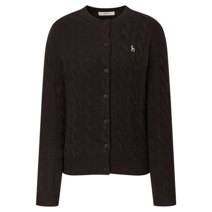 헤지스 여성용 짜임 울캐시미어혼방 가디건