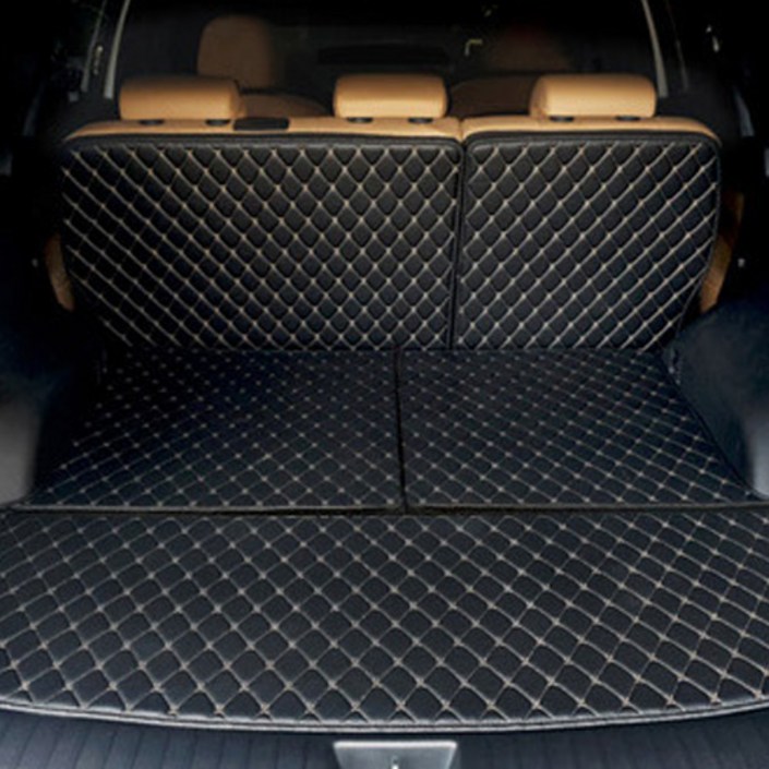 gaon 3D 퀼팅 가죽 트렁크매트 바닥  등받이 세트  일체형