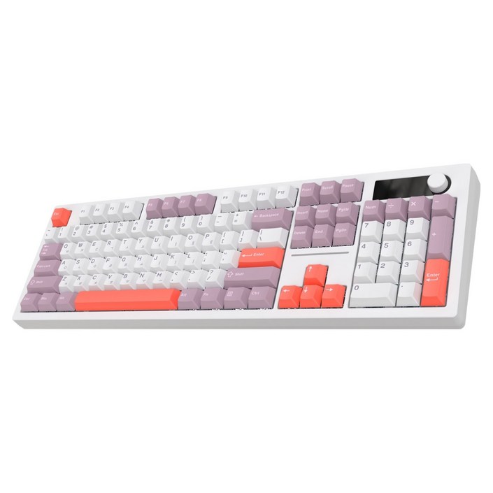 앱코 오피스워커 블루투스 104키 퀵스왑 HAIMU 기계식 유무선 키보드 HMX 벚꽃 스위치