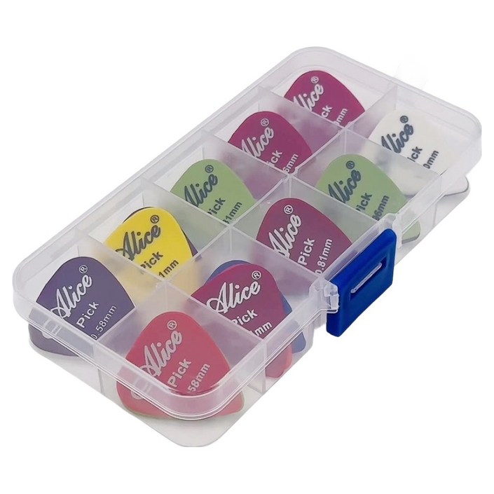 문구담 기타 피크 세트 케이스 포함