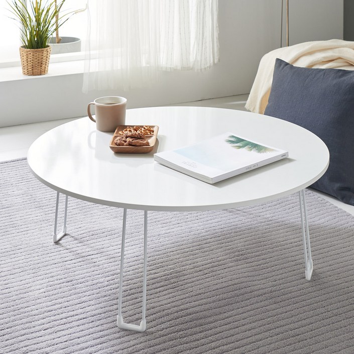 아이캔컴퍼니 국내생산 LPM 폰드 접이식 원형테이블 800