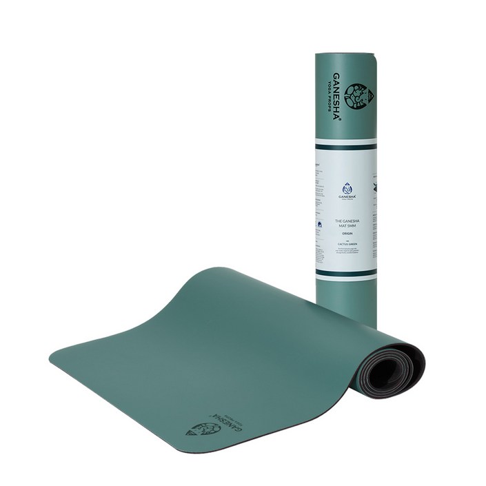 가네샤요가프랍스 가네샤 요가매트 오리진 5mm, Cactus Green, 1개