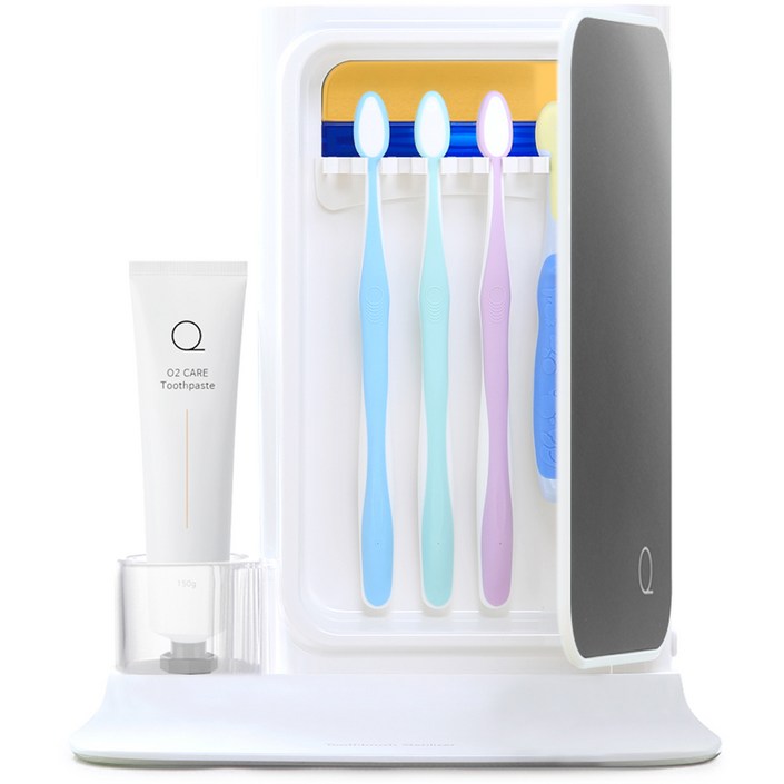 오투케어 POP아노다이징 가정용 칫솔살균기 스탠드벽걸이형, Xi600, 애쉬그레이