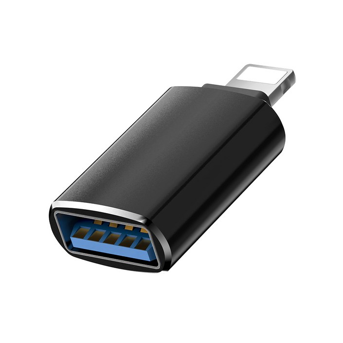 구스페리 USB A to 라이트닝 아이폰 3.0 변환 OTG 젠더, 1개, 단일색상, 3.3cm