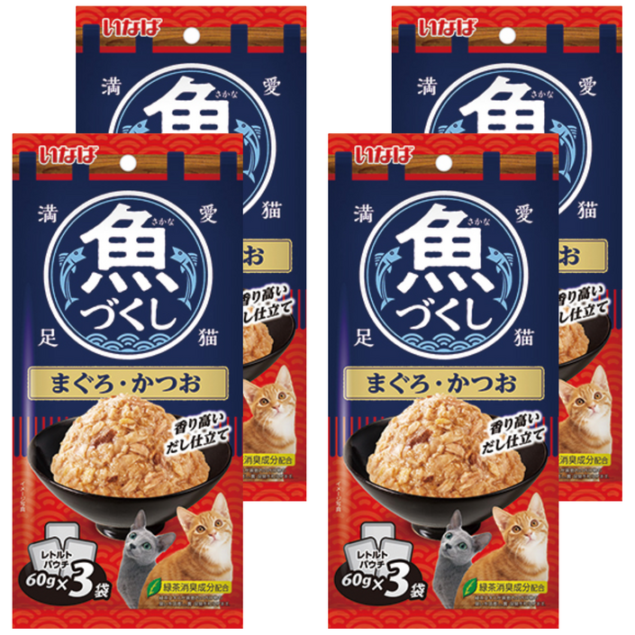 이나바 고양이 생선 가득 파우치