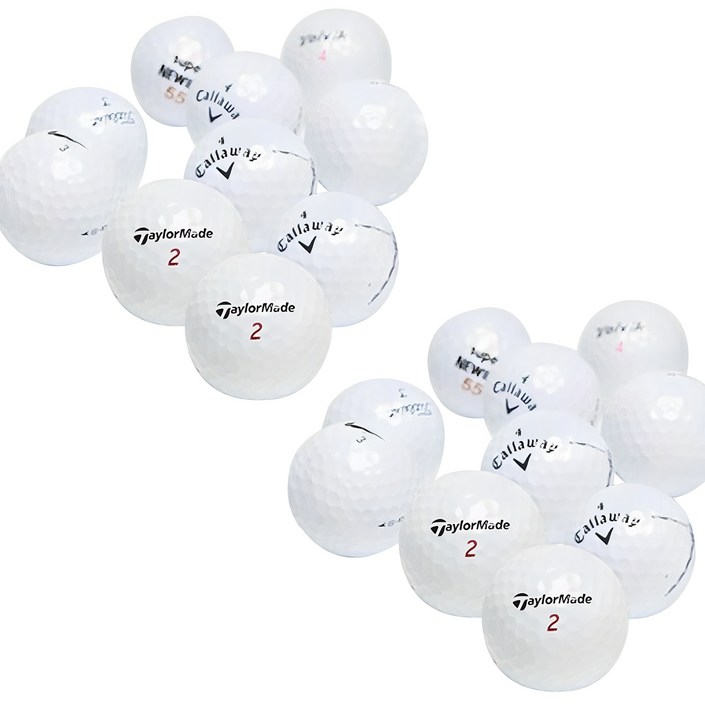 브랜드혼합 WSD 로스트볼 1등급 랜덤구성 4.3cm