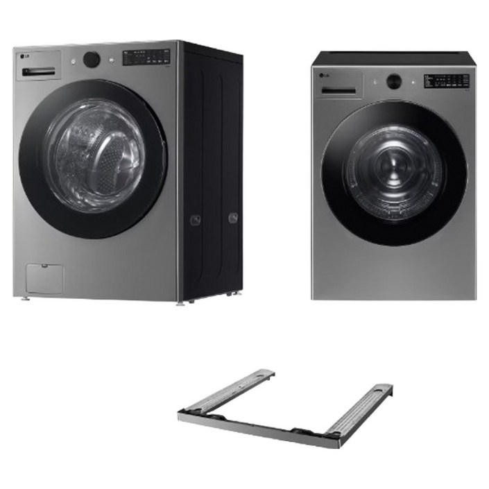 LG전자 트롬 오브제컬렉션 드럼세탁기 + 건조기 + 키트 세트 KFG19VN-8VN 19kg + 18kg 세탁기 방문설치