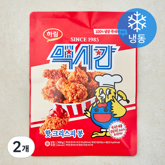 로켓프레시 맥시칸 핫크리스피 봉 냉동, 350g, 2개