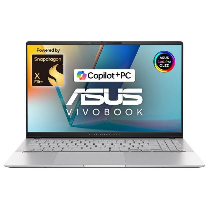 에이수스 2024 비보북 S 15 OLED 스냅드래곤, 쿨 실버, 1TB, 32GB, WIN11 Home, S5507QAMA068W