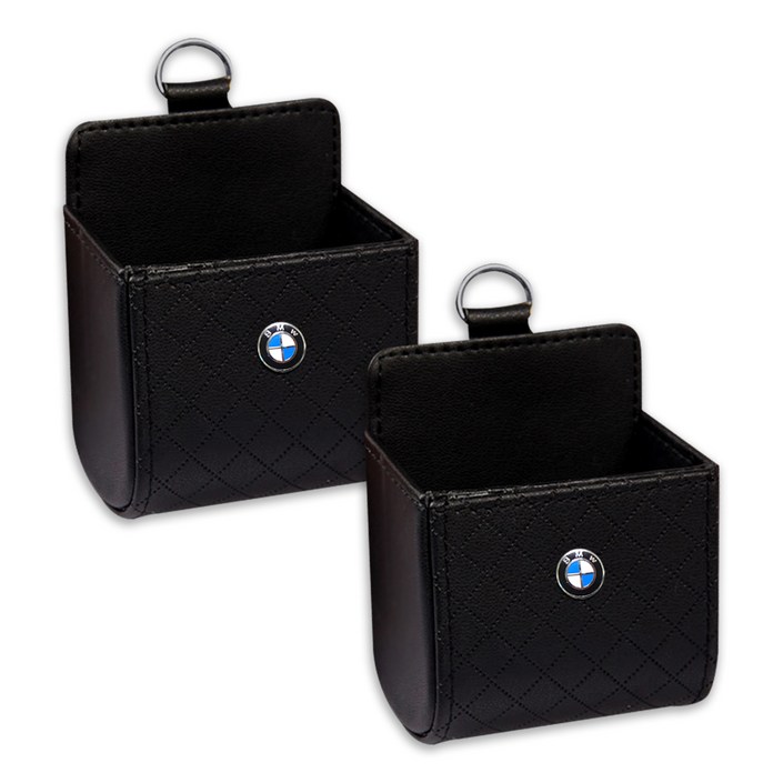 엠노블 차량용 송풍구 포켓 블랙 BMW