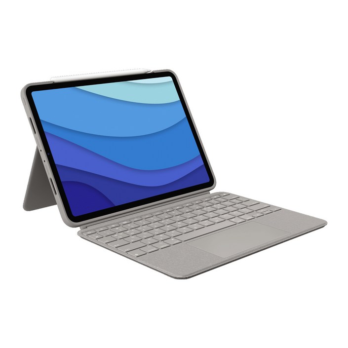 로지텍 Combo Touch 백라이트 키보드 태블릿 케이스 iPad pro 12.9 5세대용 20240504