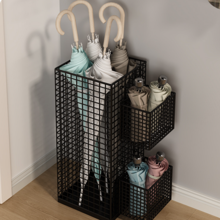 피라모니 현관 업소용 인테리어 튼튼한 우산꽂이 정리함 세트