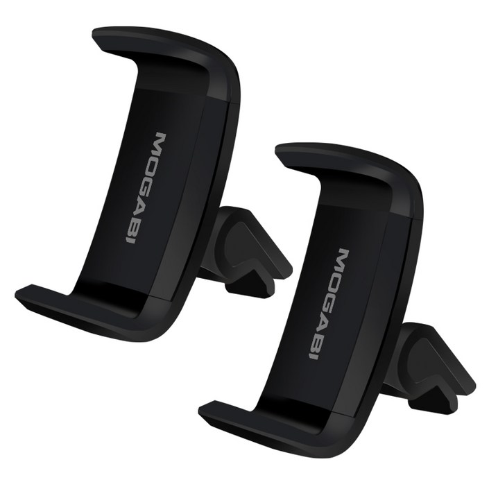 모가비 송풍구형 차량용 거치대 MOG004, 2개, 블랙