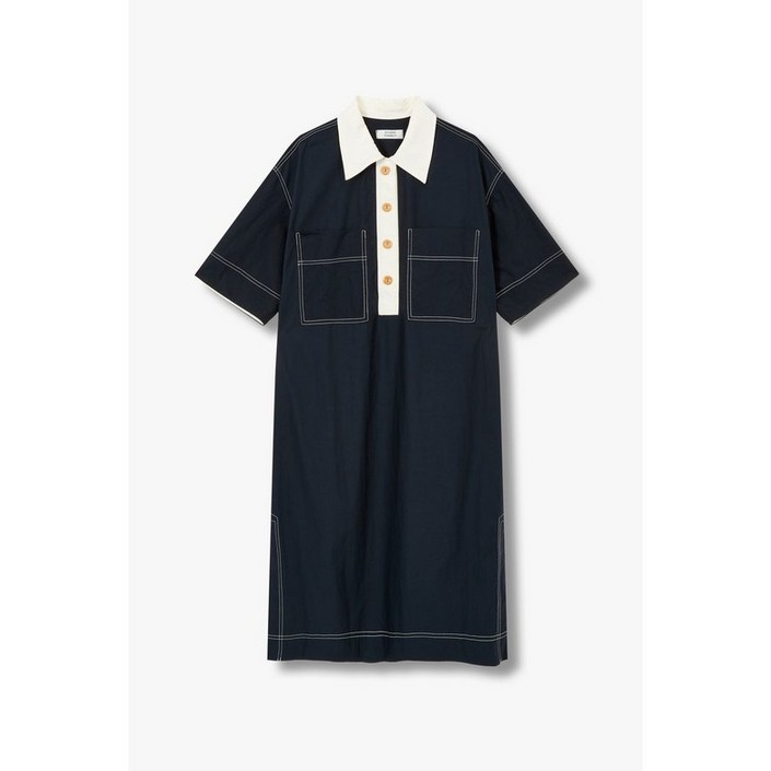 스튜디오 톰보이 배색풀오버원피스9174241982 663394