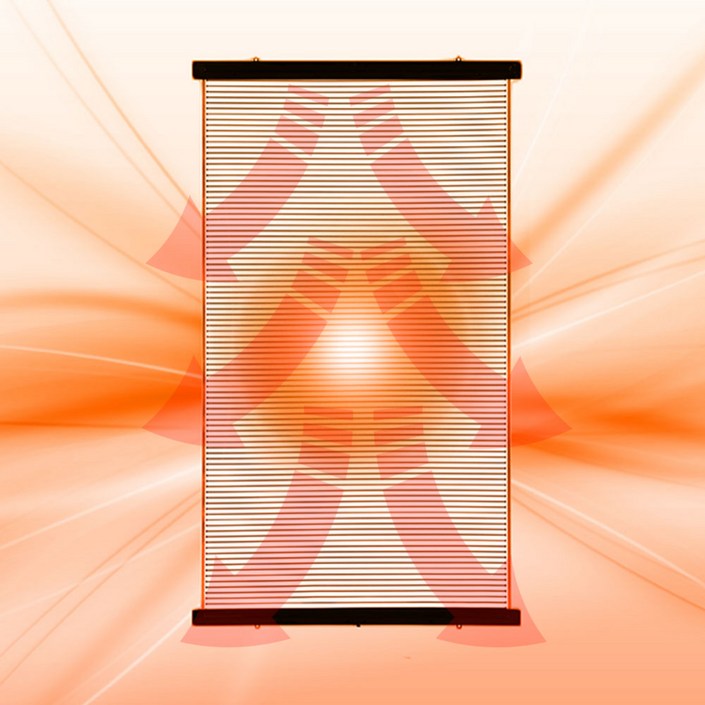 발열커튼 벽걸이 필름형 난방커튼 벽걸이 전기히터 난로 1.8미터