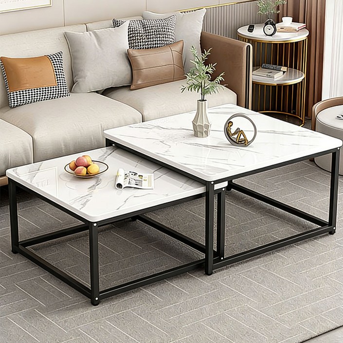 New World 거실 테이블 7060CM 사각 쇼파테이블 CJ02