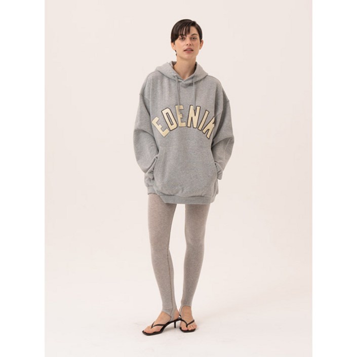 [에데닉] EZF2AT51MG멜란지 그레이오픈 토 울 레깅스