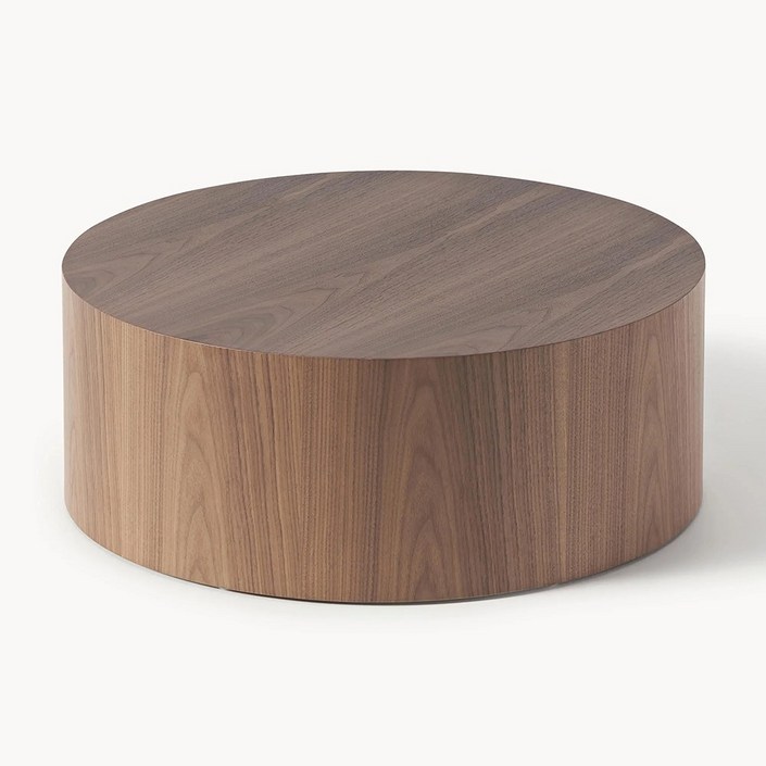 하조이 북유럽 모던 감성 월넛 원목 느낌 고급 거실 테이블 원형 티테이블 소파 테이블 카페 테이블 인테리어 가구