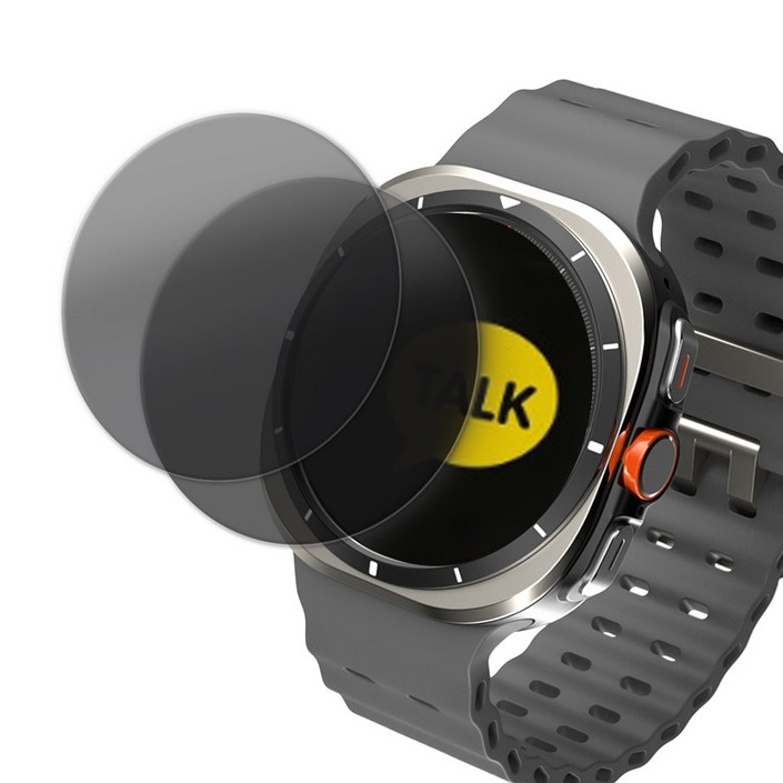 렉스 이지스틱 갤럭시 워치 사생활 강화유리 액정보호필름, 1박스, 블랙