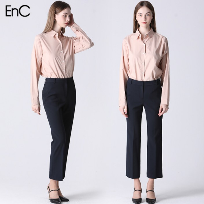 이엔씨 EnC  클리프 베이직 슬랙스 팬츠 (택가격:179000원)