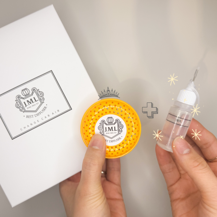 JML 차량용 방향제 + 10ml 리필오일 [아쿠아디파르마 완벽호환] 단독 사용가능