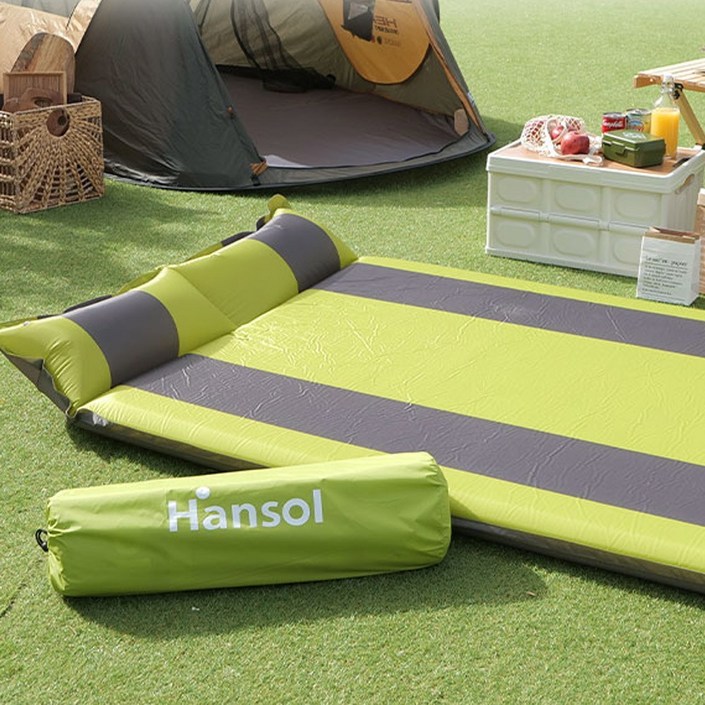 [인포벨 홈쇼핑] 한솔 1분 자동충전 매트 캠핑 차박 김형자 자충 에어매트 간편 싱글 더블