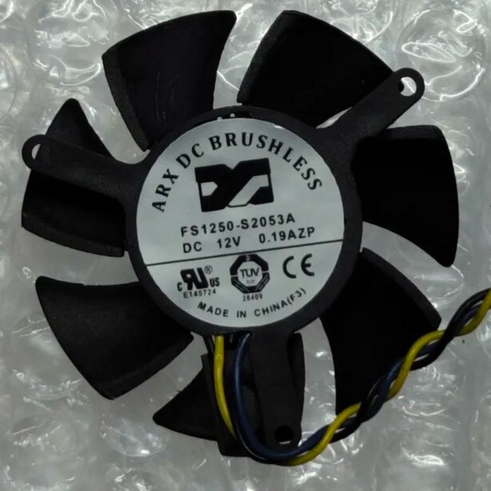 Gtx10501050ti fs1250s2053a 12V 0.19a 그래픽 카드 냉각 팬 Gtx10501050ti fs1250s2053a 12V 0.19a 그래픽 카드 냉각 팬