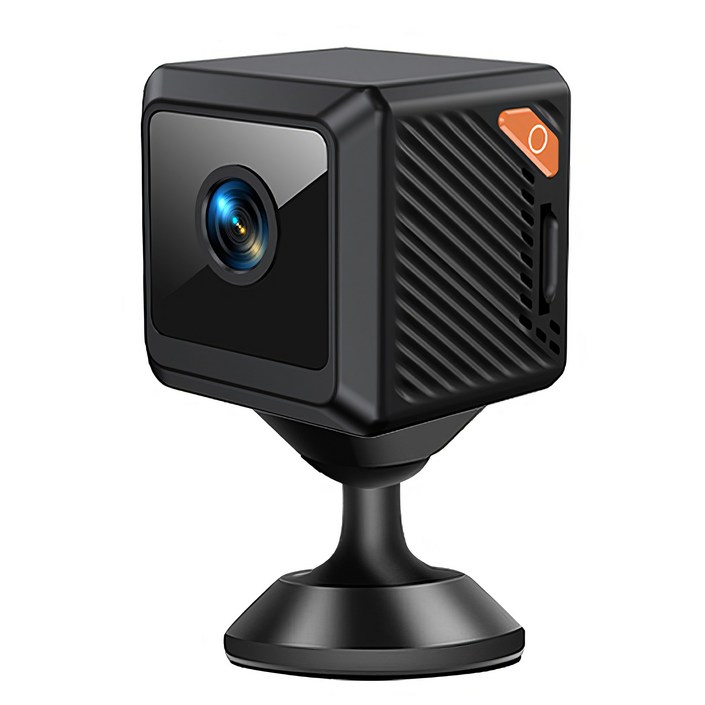 RUN기술 초소형 WIFI 실시간 카메라 녹화형 카메라64G메모리카드, 블랙