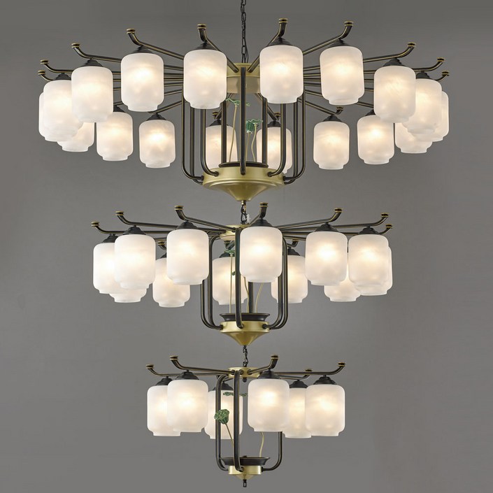 라네즈3단36등 대형샹들리에엔틱 호텔로비 영화소품 인테리어조명, 선택안함