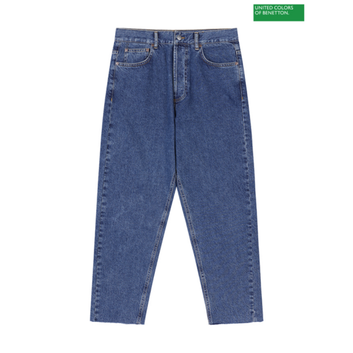베네통 베네통 Cutting baggy denim pants 3S4YO7UF01U