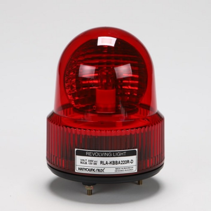 천지몰 회전경광등110V 220V RLAKBBA220RD 부져형, 1개 천지몰 회전경광등110V 220V RLAKBBA220RD 부져형, 1개