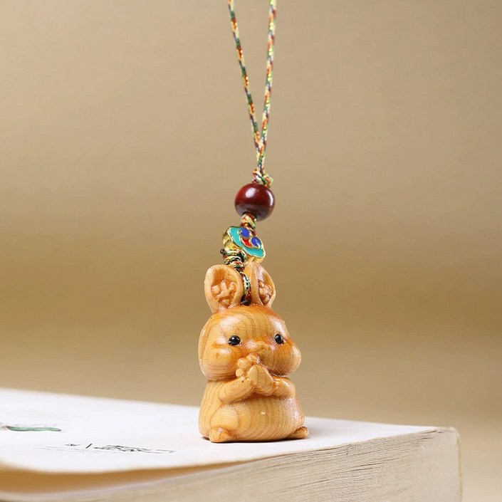 십이지신 띠 키링 귀여운 원목 12간지 띠별 열쇠고리