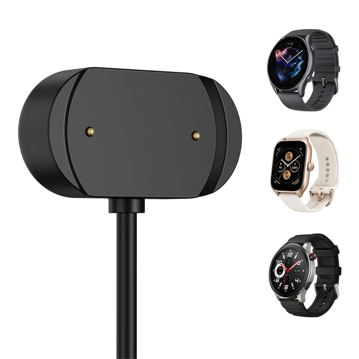 아야 어메이즈핏 티렉스2 GTR4 GTS3 GTR3 GTS4 호환 충전케이블 1m, 1개