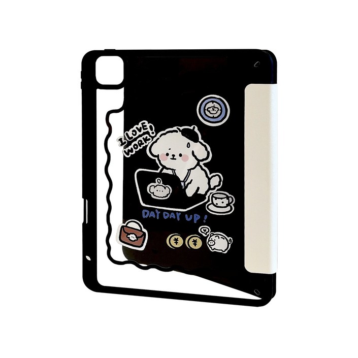 슈퍼리더 아이패드 케이스 애플펜슬 수납 스마트커버, 혼합색상