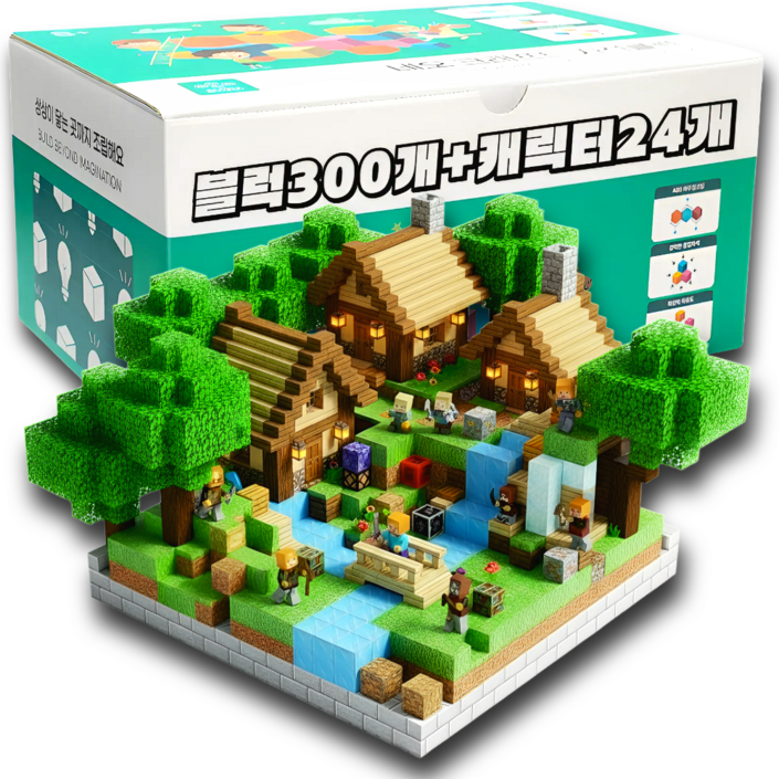 네오 크래프트 랜덤 자석블럭 캐릭터 세트 장난감