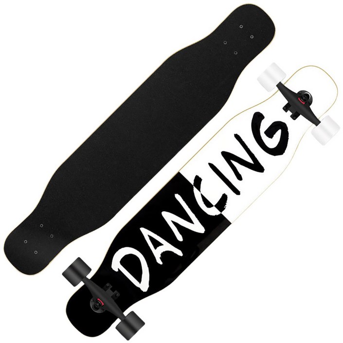 MOA 초보자 입문용 스케이트보드 컬러풀 논슬립 댄싱 롱보드 AA0175