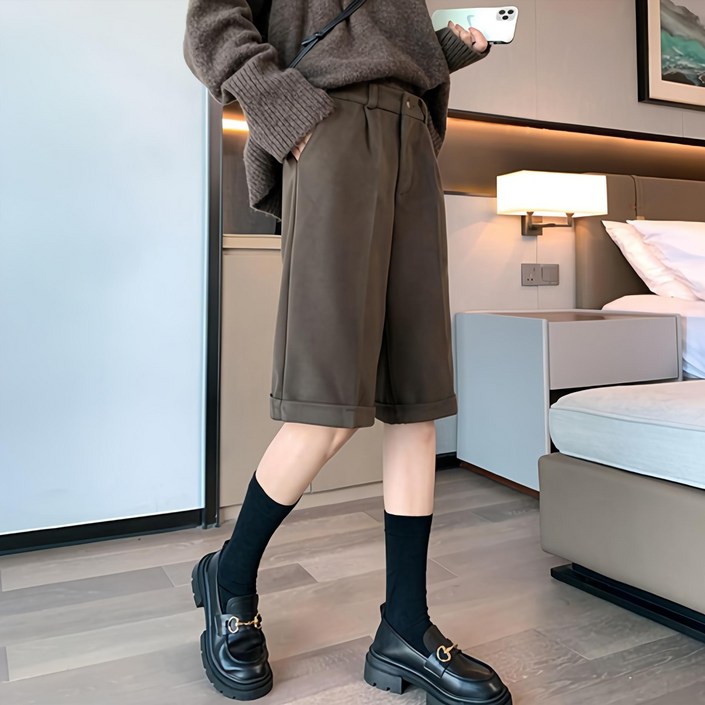 영메이 YM23259 여성 겨울용 5부 반바지 영메이 YM23259 여성 겨울용 5부 반바지