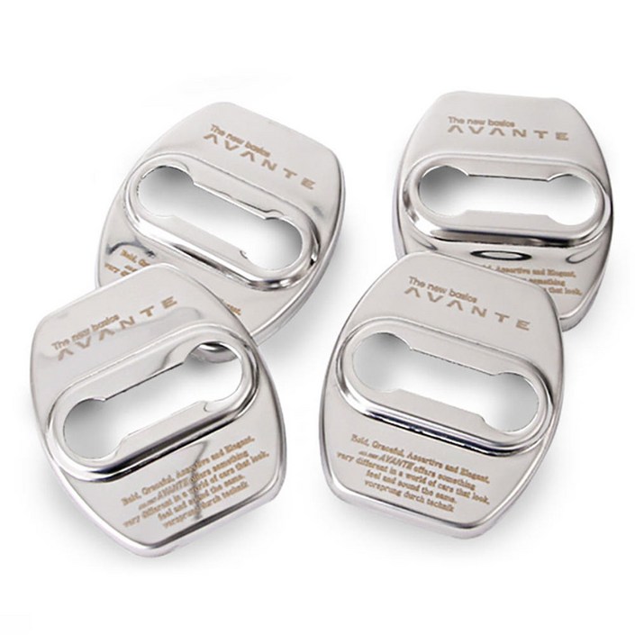 스플리터 크롬 도어 스트라이커 커버 4P