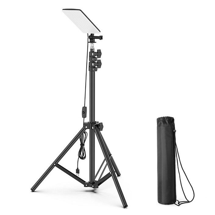 데일리쇼핑 스탠드 캠핑조명 LED 캠핑등거치대LED랜턴보관가방 USB조명 스탠드조명 캠핑 차박 낚시