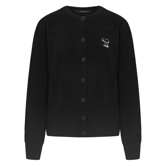 케네스레이디 하트 자수 니트 가디건EKCDPJ0300