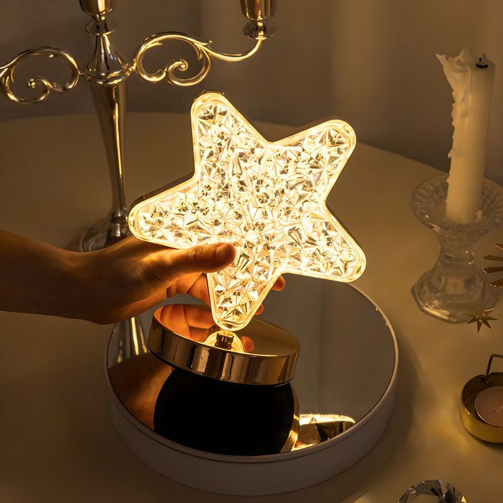 루아즈 크리스탈 별 무드등