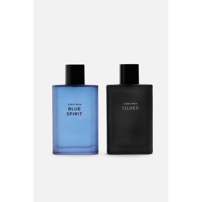 자라 ZARA 남자 향수 MAN 실버 + 블루 스피릿 오드 뚜왈렛 2 X 90ML (3.04 FL.OZ)305018