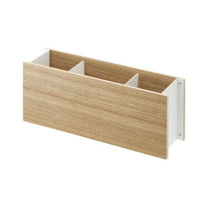 야마자키실업 리모컨 수납함 린 27312732, 베이지, 1개