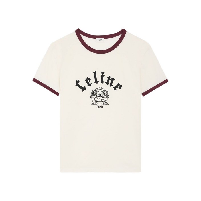 셀린느 링거 로고 티셔츠