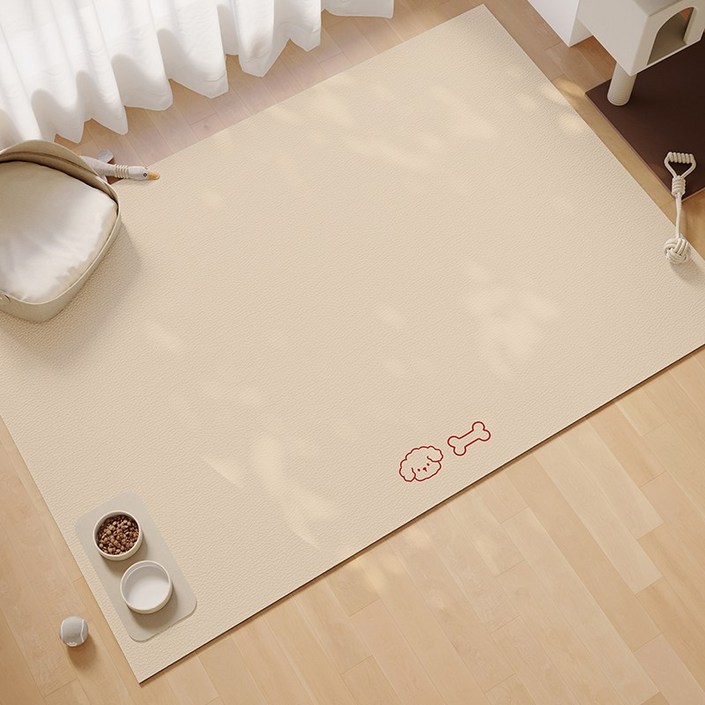 VIKAMA 펫매트 거실 주방발코니PU매트 미끄럼방지매트 장식매트 펫미끄럼방지매트 강아지 방수매트 다용도 컷팅 미끄럼방지매트 펫매트 대형, 1개, GZN1